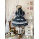 Miss Point Plaid Petal Rabbit JSK(Reservation/2 Colours/Full Payment Without Shipping)